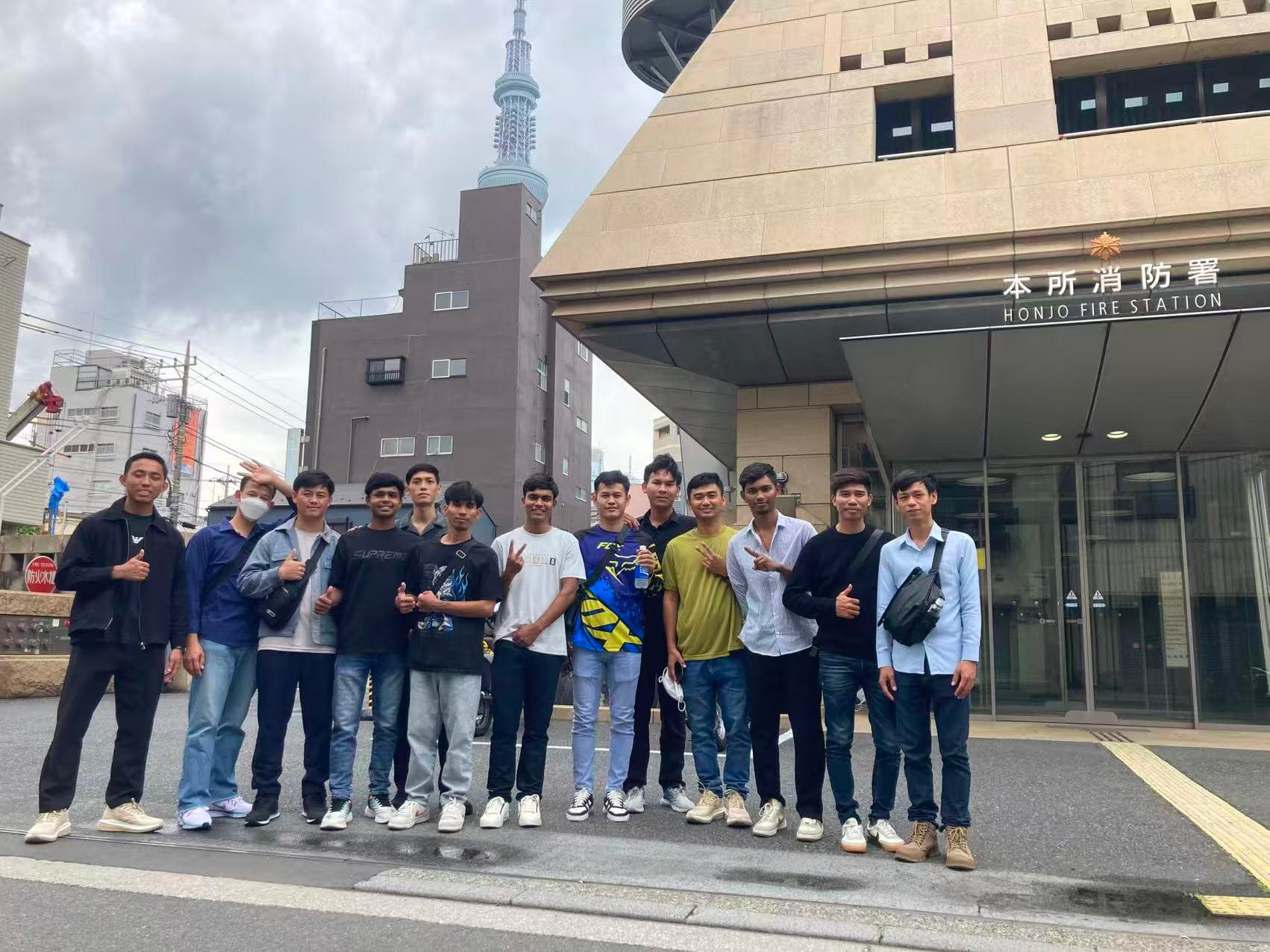 外国人材育成の研修風景